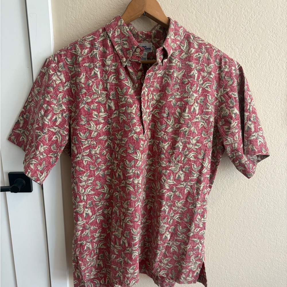 Reyn Spooner Red and White Casual Button Down Shirt